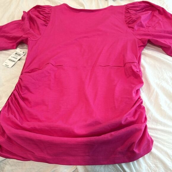 Inc hot pink shirt, newest tag size large - Picture 4 of 4
